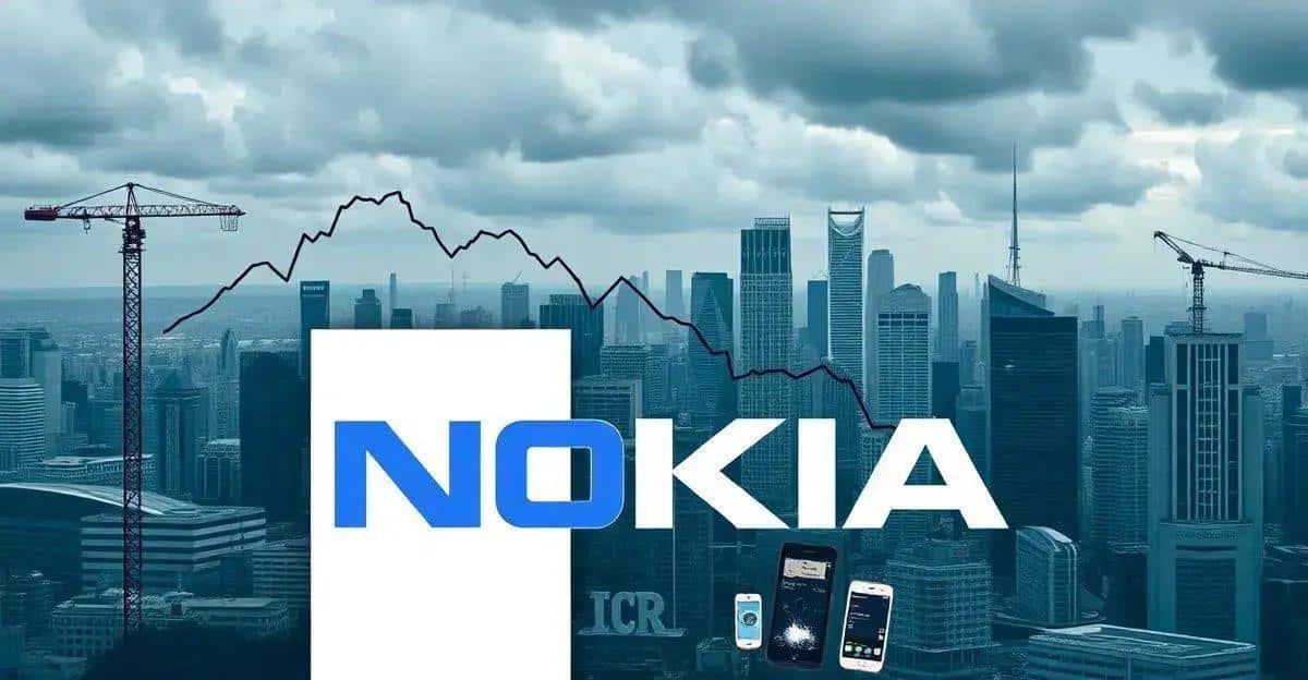 nokia expectativas de resultados financeiros em queda