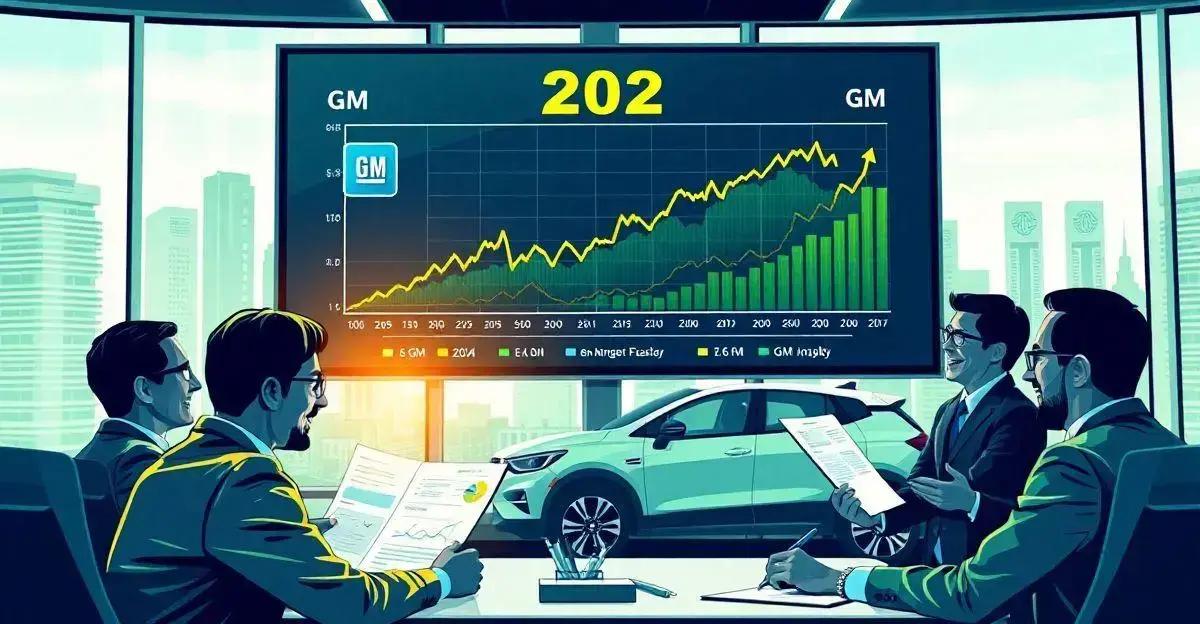 resultados da gm superam expectativas de wall street em 2023