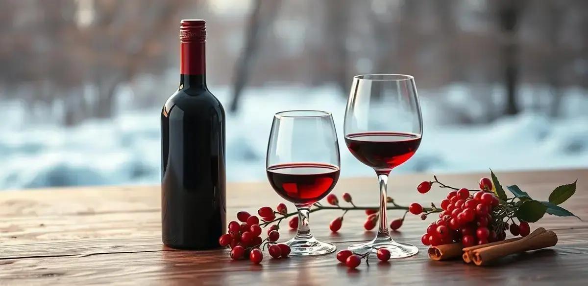 Ingredientes para Vinho Tinto com Licor de Frutas Vermelhas e Canela