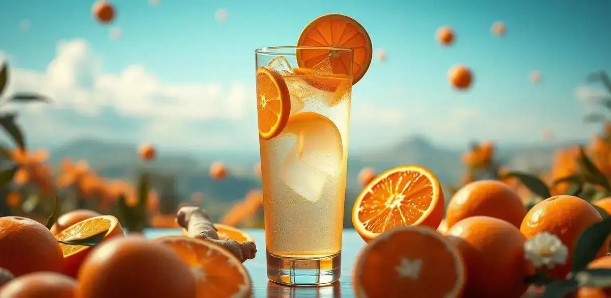 Benefícios do Energético com Soda de Laranja e Gengibre