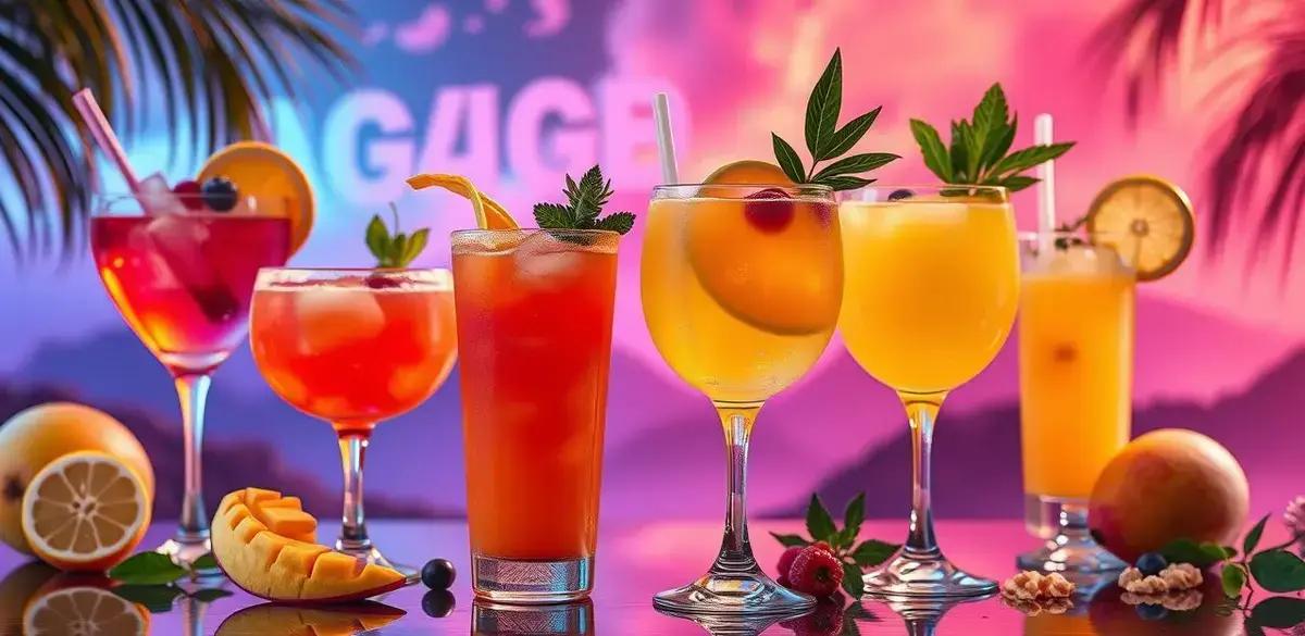 Variações de Receitas com Gin e Suco de Manga