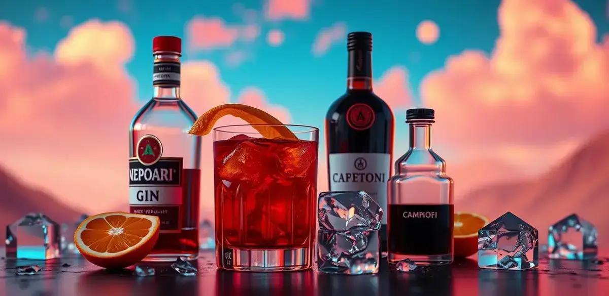 Ingredientes da Receita do Negroni com Licor de Café