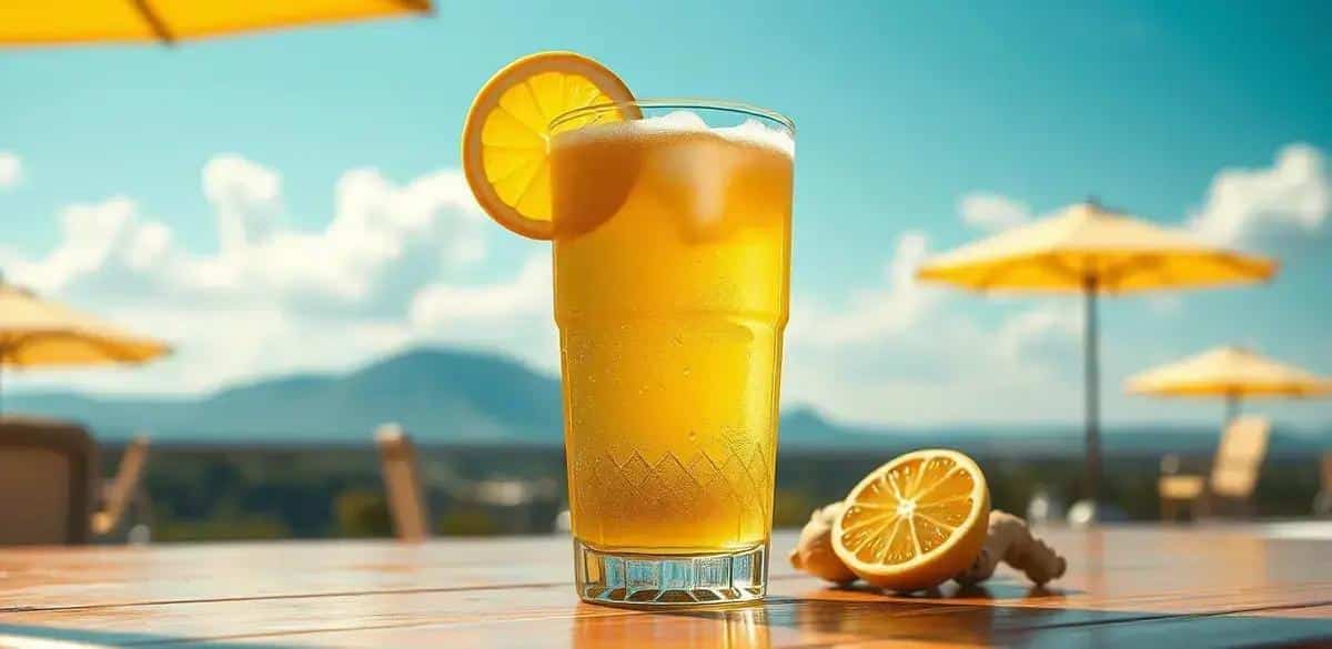 cerveja com suco de limao e xarope de gengibre a receita refrescante que voce precisa