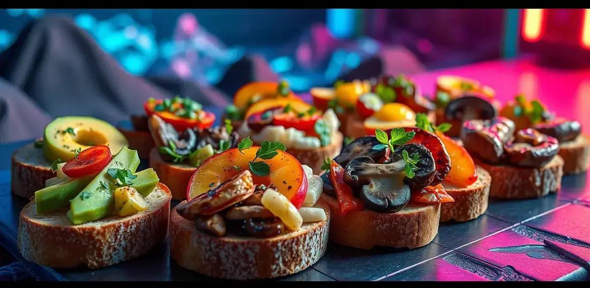 Alternativas Para o Tomate na Bruschetta