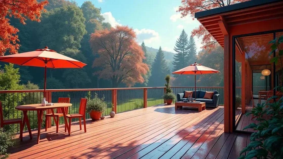 como manter seu deck elevado em bom estado