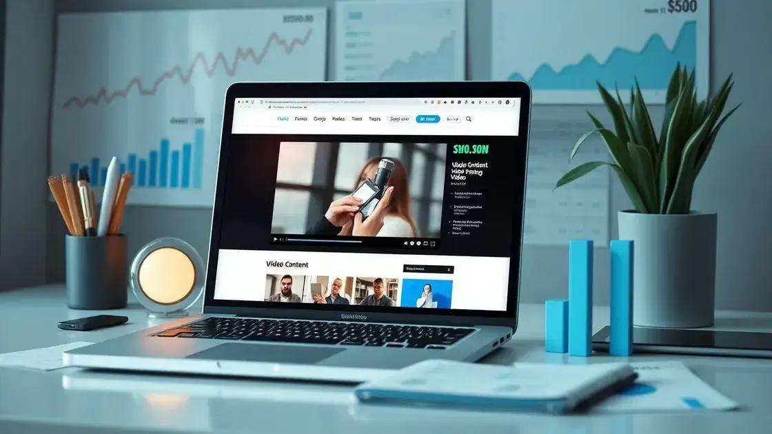 Por que vídeos incorporados impactam o SEO