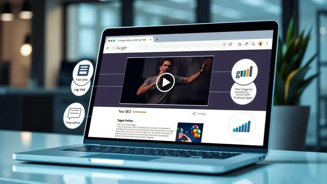 Como otimizar vídeos para SEO ao incorporar