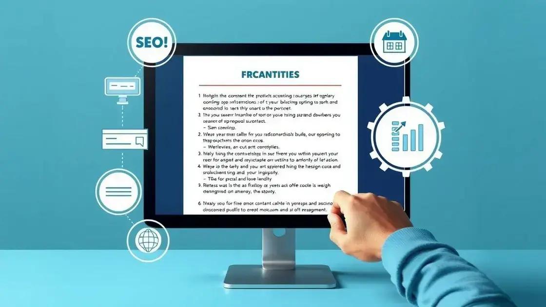 entendendo o que é a estrutura de artigo seo