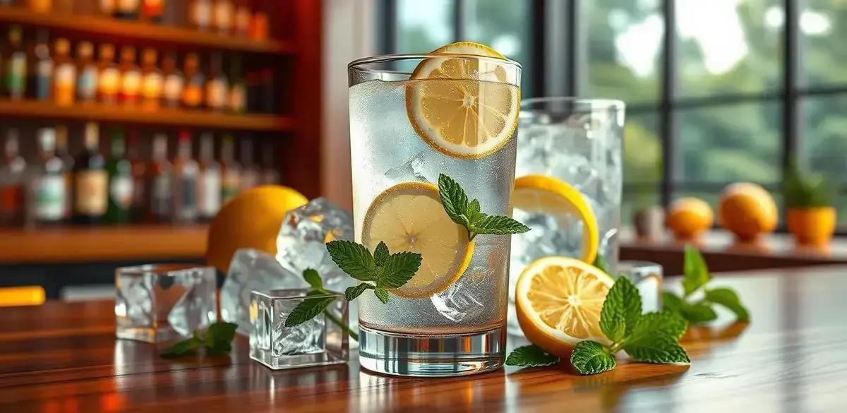 Ingredientes da Receita de Gin com Refrigerante de Limão