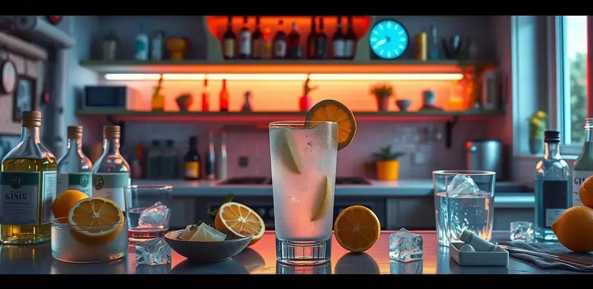 Método de Preparação do Gin com Refrigerante de Limão
