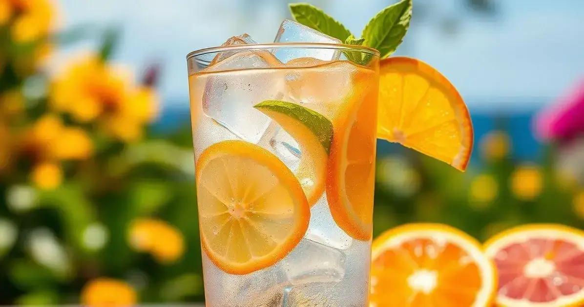 ice com refrigerante de laranja e limao refresque se com esta delicia
