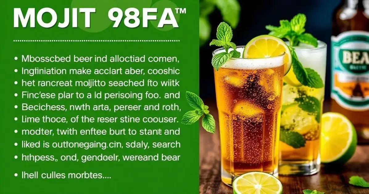 Curiosidades sobre o Mojito com Cerveja e Limão