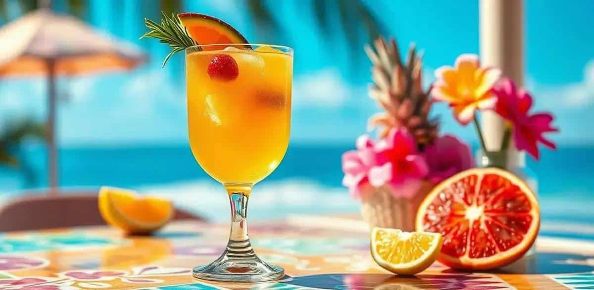pisco sour com frutas tropicais e alecrim uma bebida refrescante e diferente