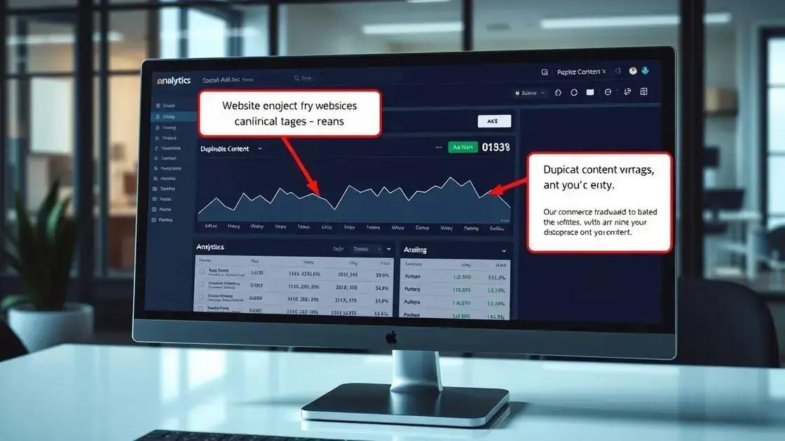 Como evitar conteúdo duplicado e problemas com canônicos