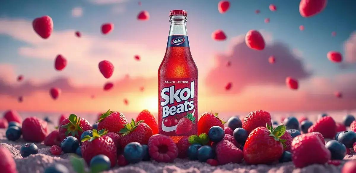 skol beats berry com frutas vermelhas o refresco perfeito para o verao