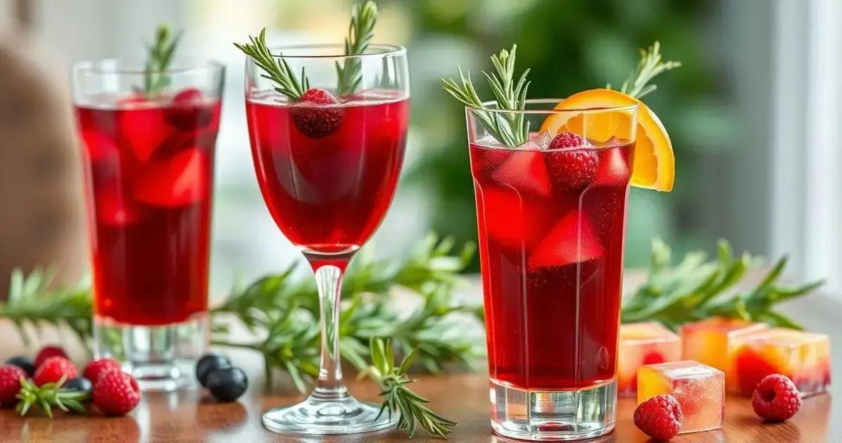 Dicas para Servir o Suco de Frutas Vermelhas com Alecrim