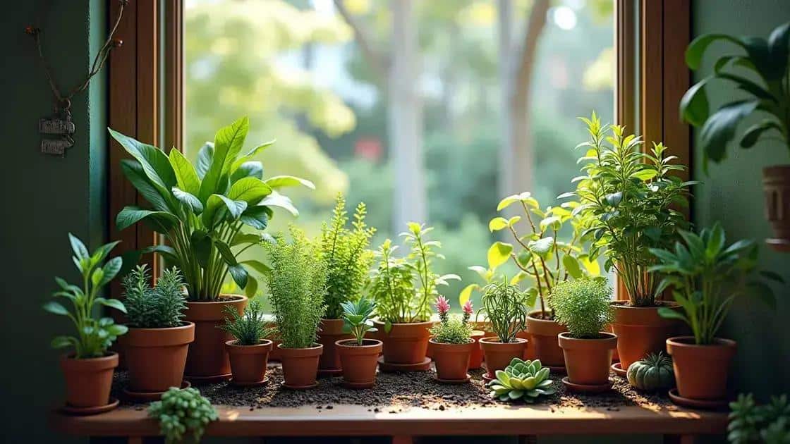 Benefícios de cultivar em pequenos espaços