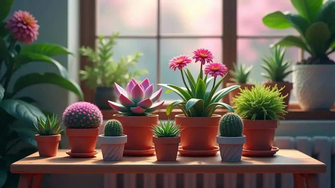 Plantas que se adaptam a vasos pequenos: variedades ideais