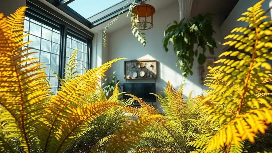 Erros comuns ao usar samambaias na decoração