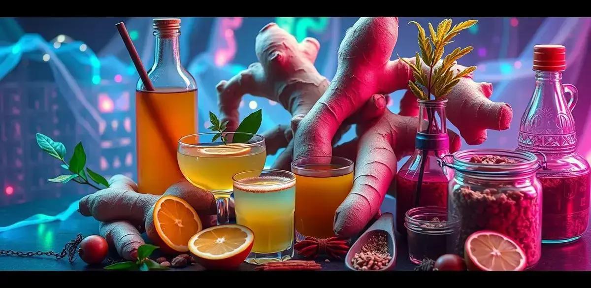 A Influência do Gengibre em Bebidas