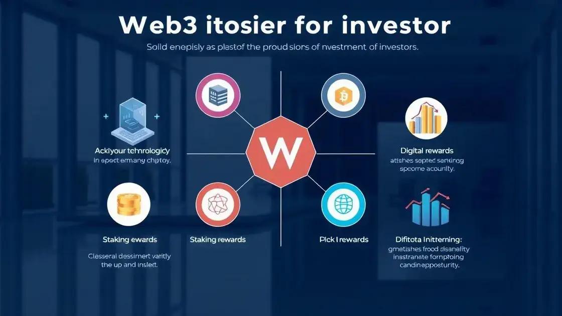 Principais benefícios do Web3 para investidores