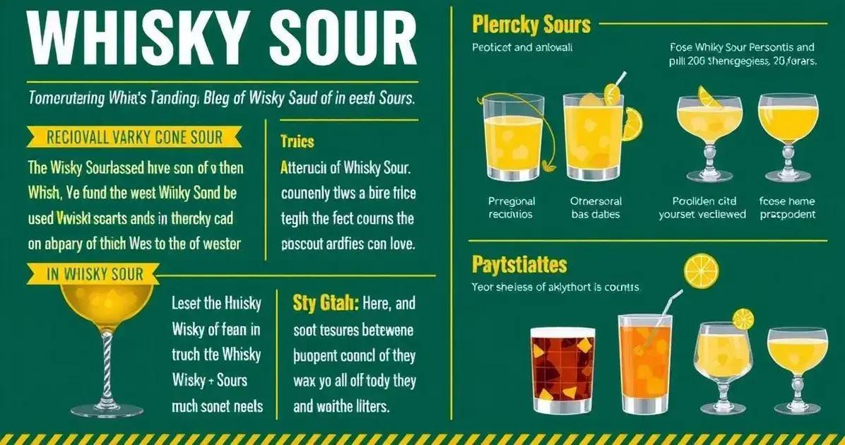 Curiosidades sobre o Whisky Sour e suas variações