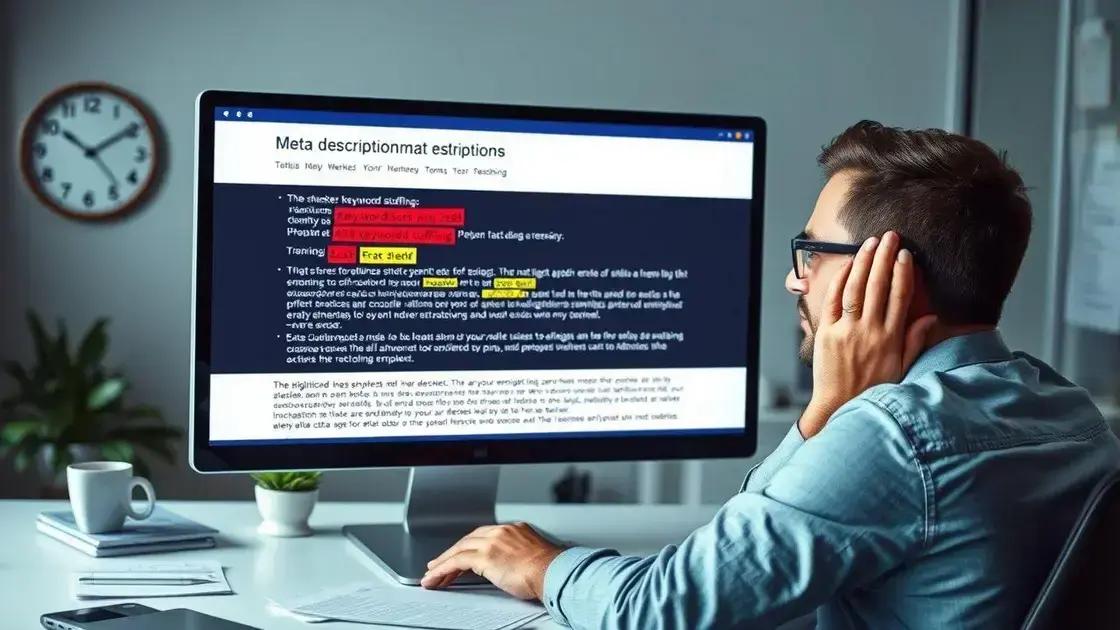 erros comuns que reduzem os cliques nas meta descriptions
