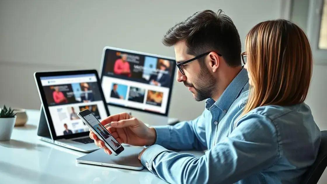 experiência do usuário como critério essencial