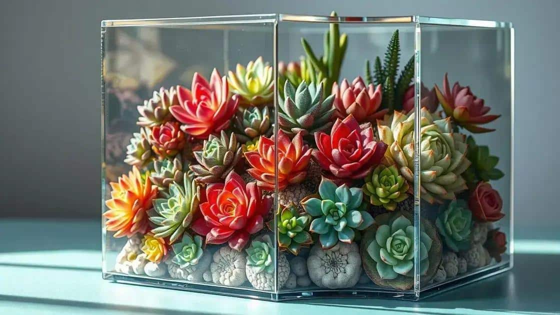 Como escolher as suculentas ideais para seu cubo