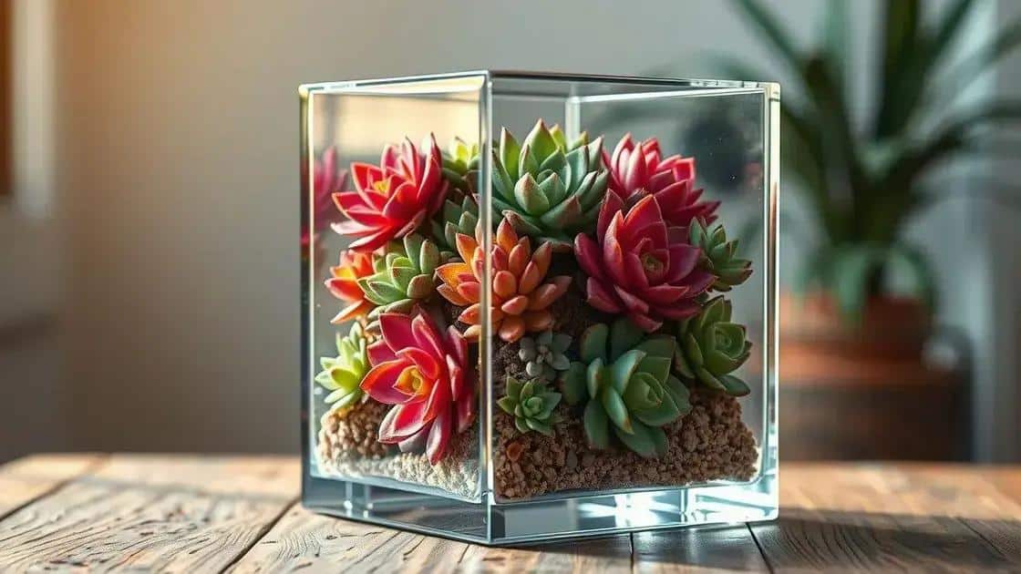 cubos cristalinos terrarios geometricos que se transformam em pecas de arte moderna