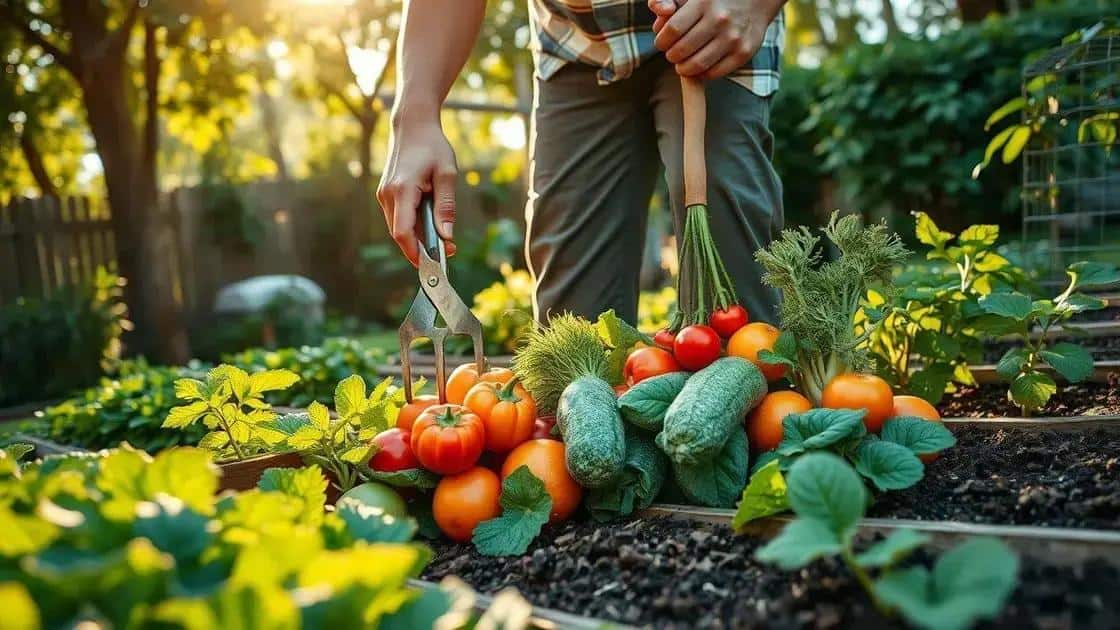 colheita: quando e como colher seus vegetais