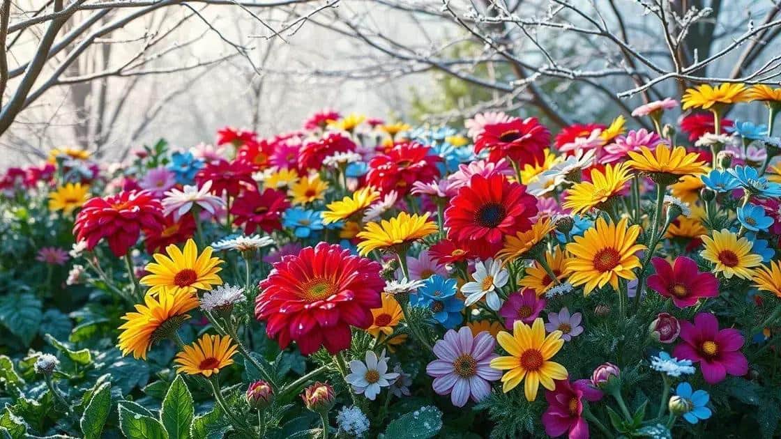 jardim de inverno colorido como manter cores vibrantes mesmo nos meses mais frios