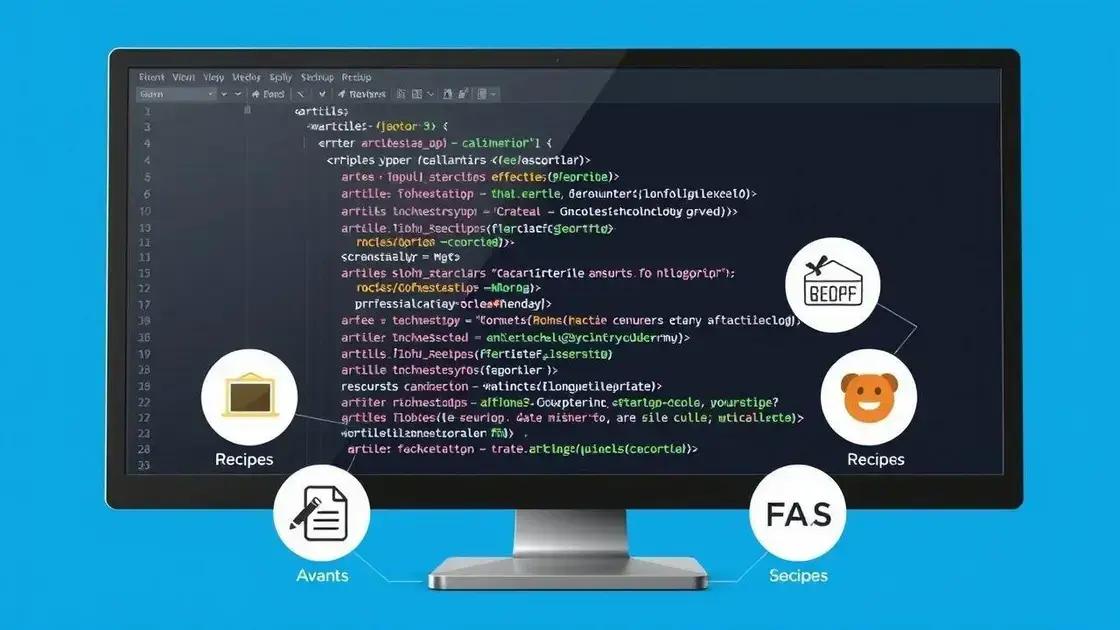 Tipos principais de schema para SEO