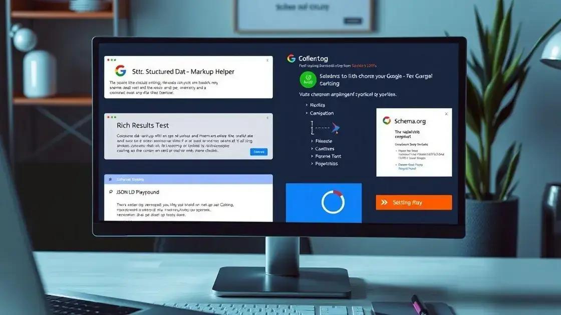Ferramentas úteis para trabalhar com schema markup