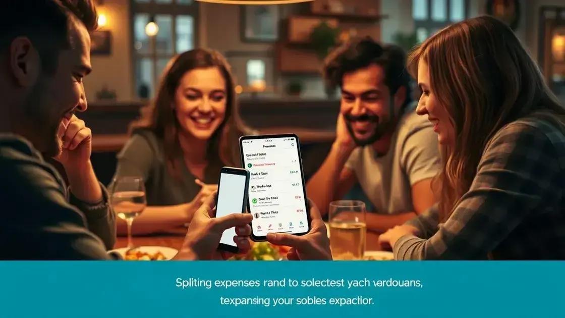 Dicas para dividir despesas entre amigos com apps