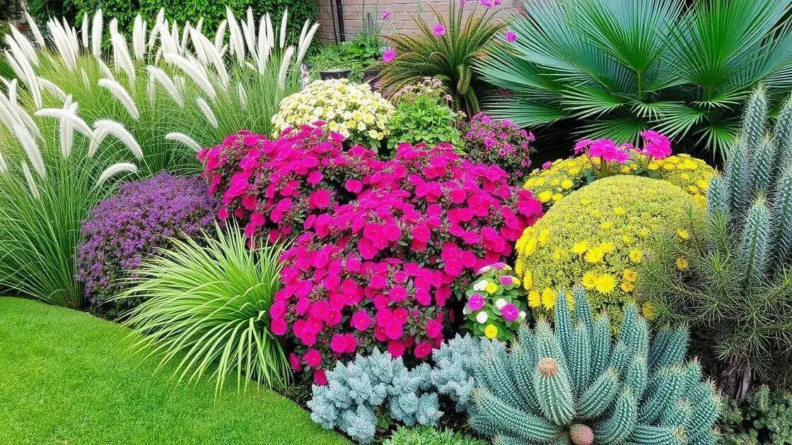 Plantas para variações de textura no jardim