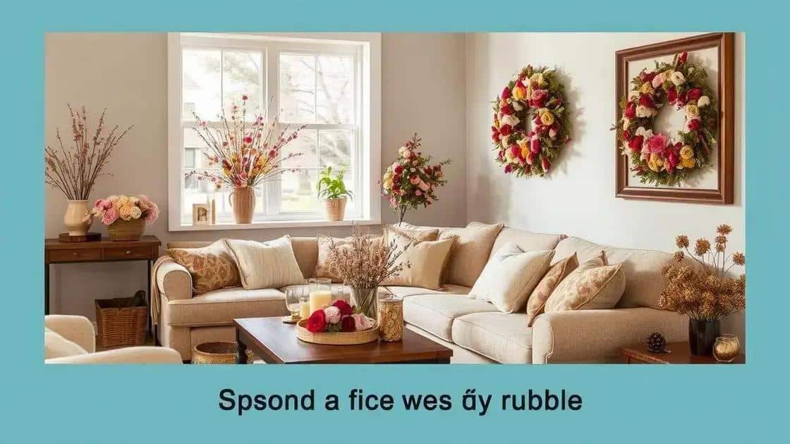 uso criativo de flores secas na decoração