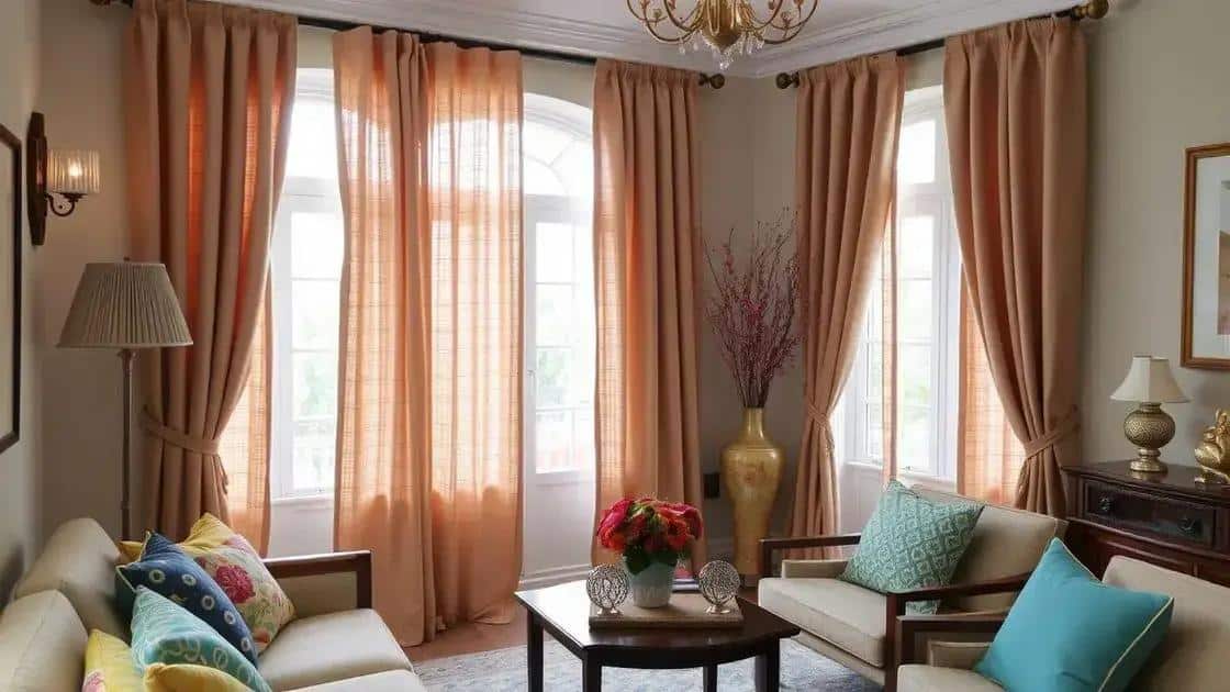dicas para combinar cortinas com outros elementos decorativos
