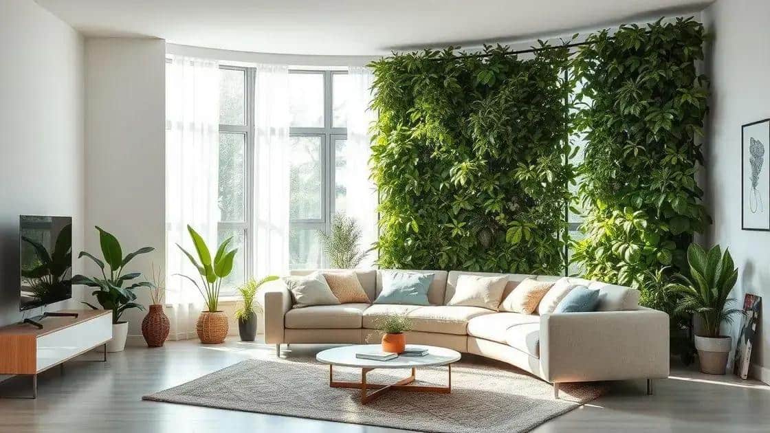 como criar uma cortina viva de plantas que filtra a luz e purifica o ar