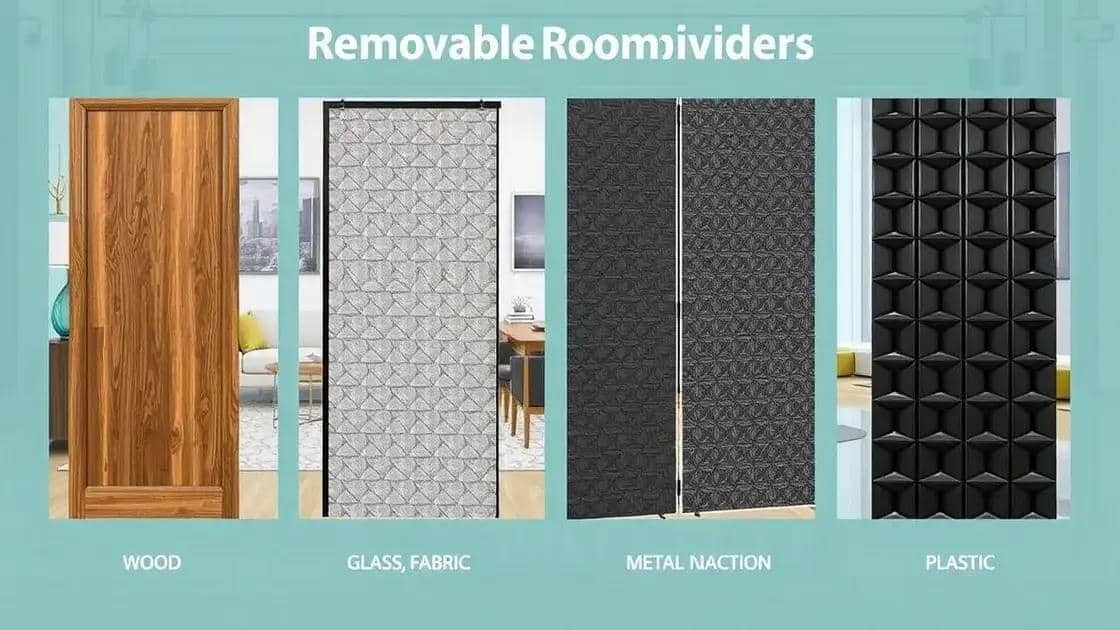 Materiais ideais para divisórias ambientes