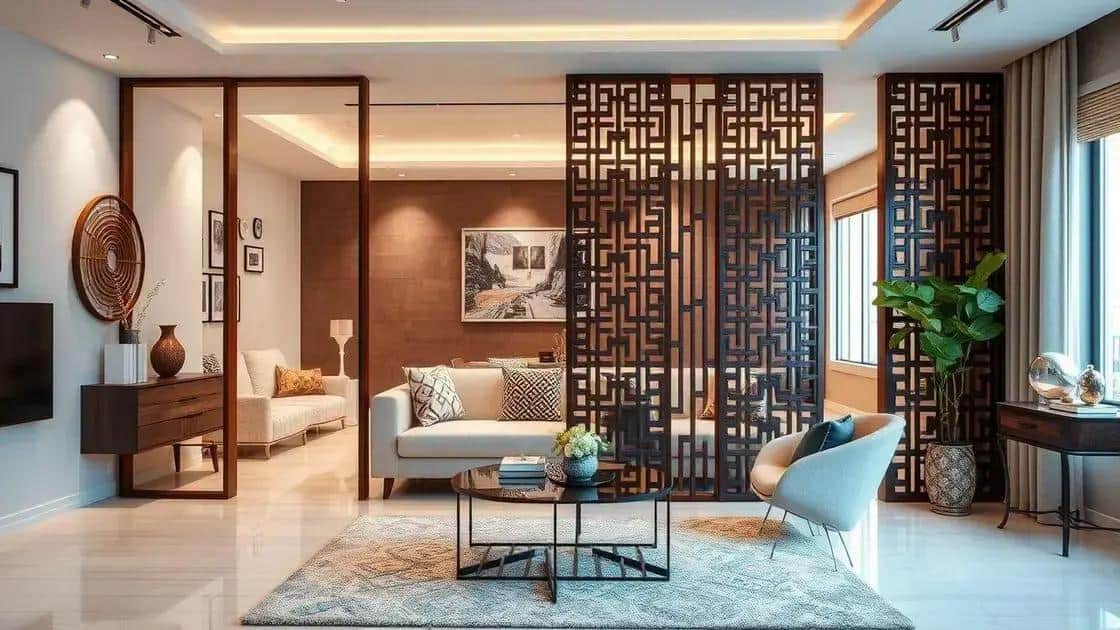 Como integrar divisórias na decoração
