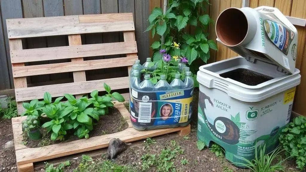 Reaproveitamento de materiais na jardinagem