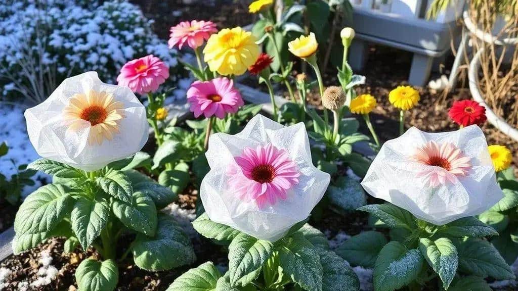 Como proteger suas flores do gelo