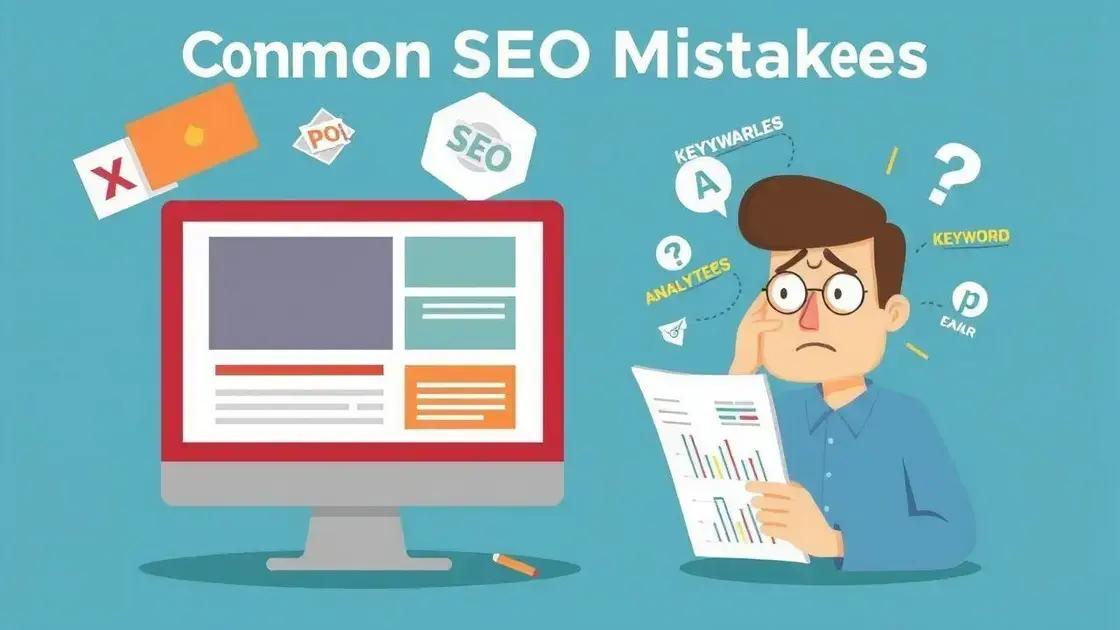 Erros comuns ao usar palavras-chave que prejudicam o texto