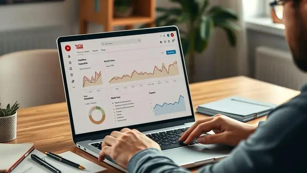 Como interpretar métricas centrais no YouTube Analytics